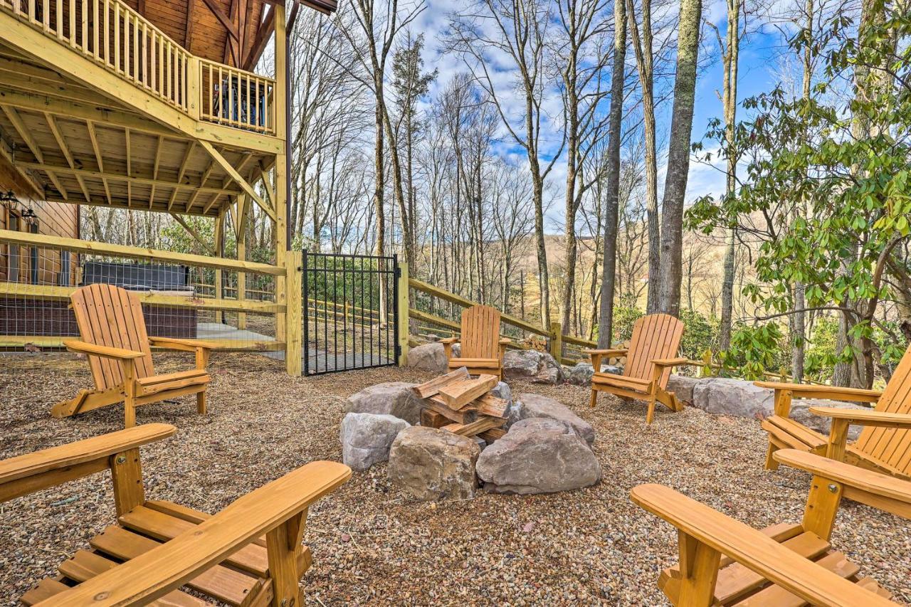 Family Cabin With Hot Tub 12 Mi To Beech Mountain! Villa Exterior photo