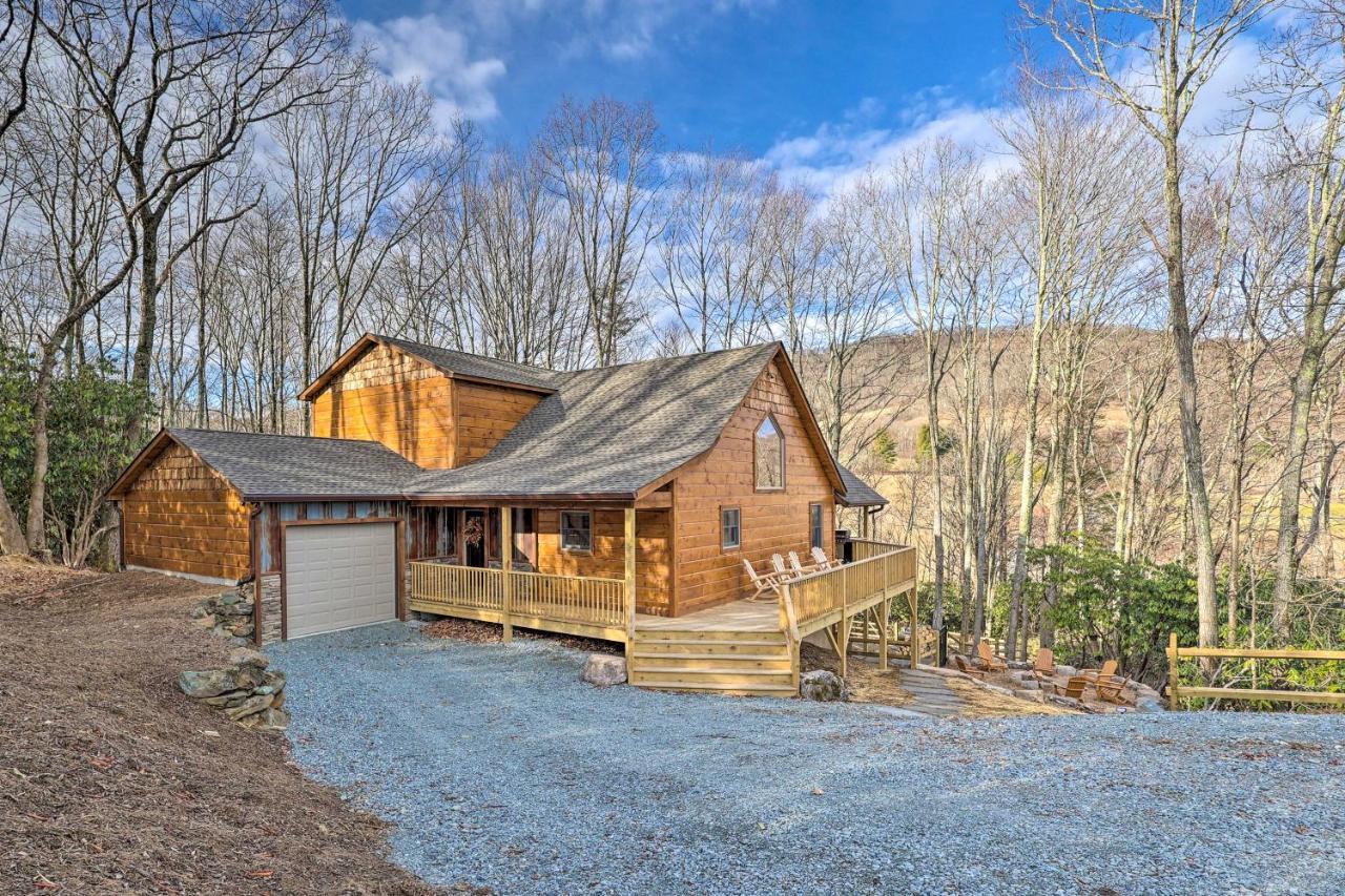 Family Cabin With Hot Tub 12 Mi To Beech Mountain! Villa Exterior photo